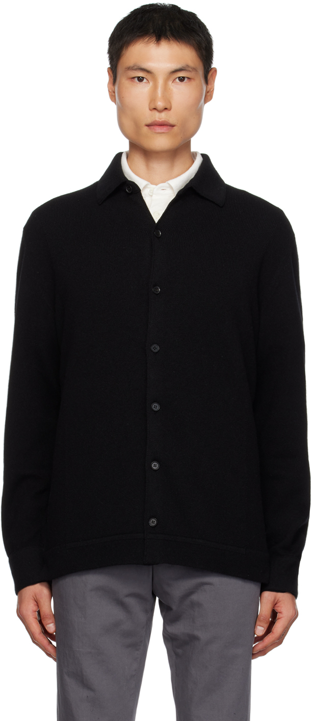 Black Button Cardigan