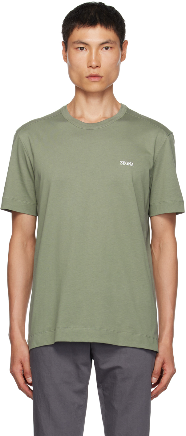 Green Embroidered T-Shirt