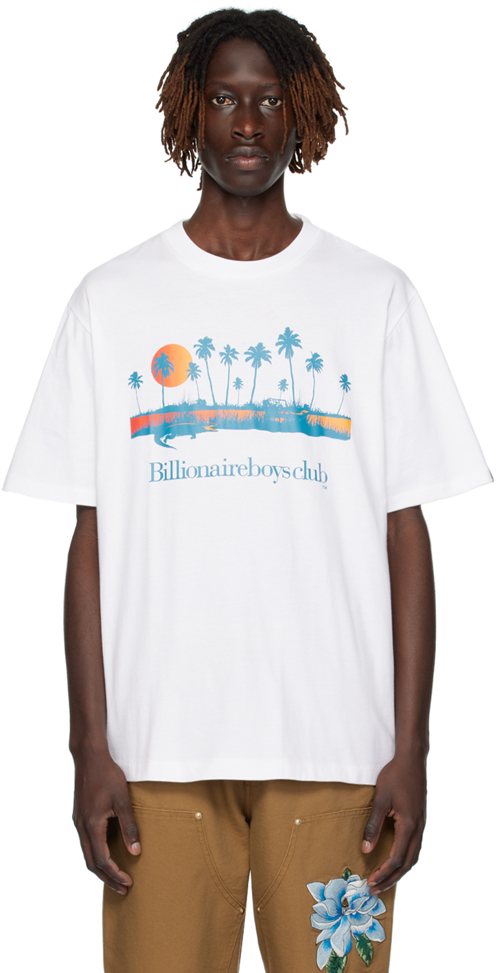 Billionaire Boys Club White Printed T-shirt