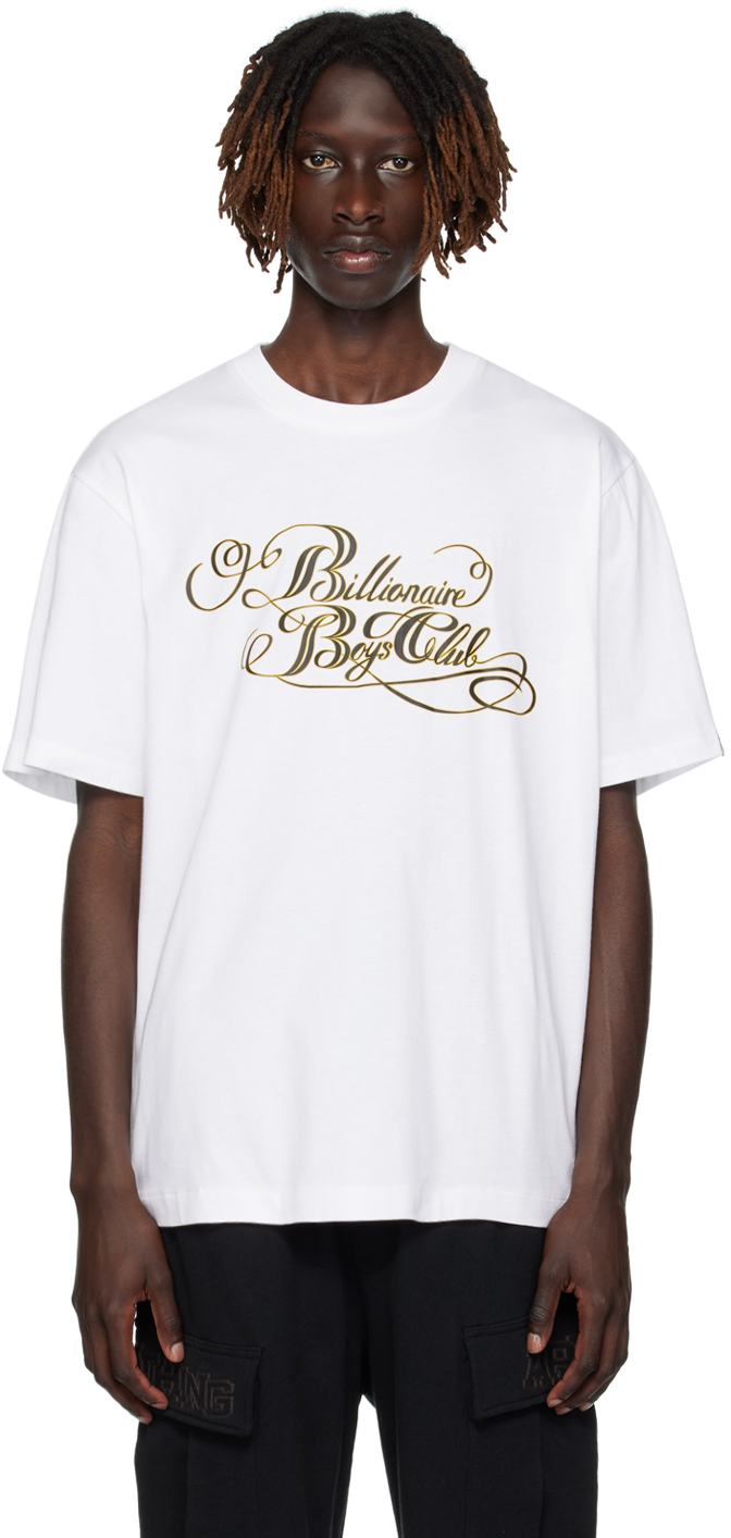 Billionaire Boys Club Calligraphy T Shirt White