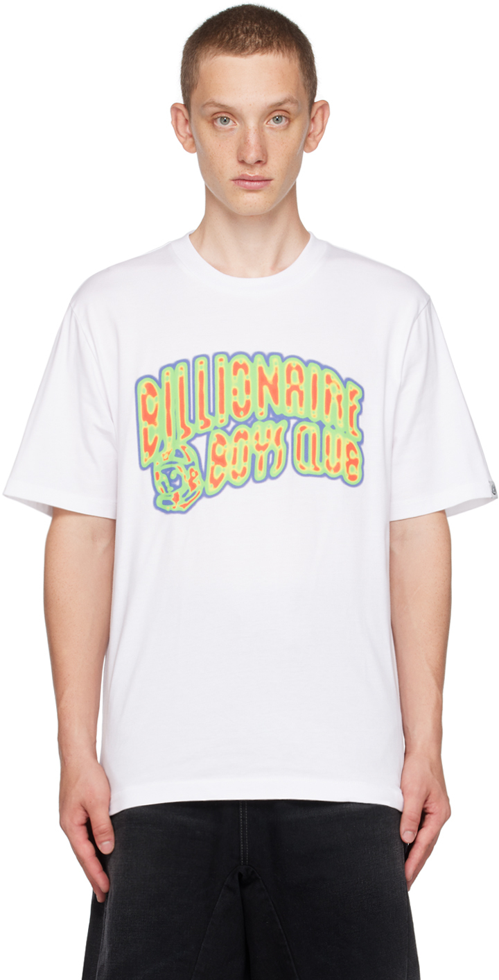 Billionaire Boys Club White Embroidered Astro Polo Shirt