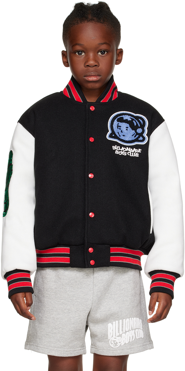 Kids Black Paneled Jacket by Billionaire Boys Club | SSENSE