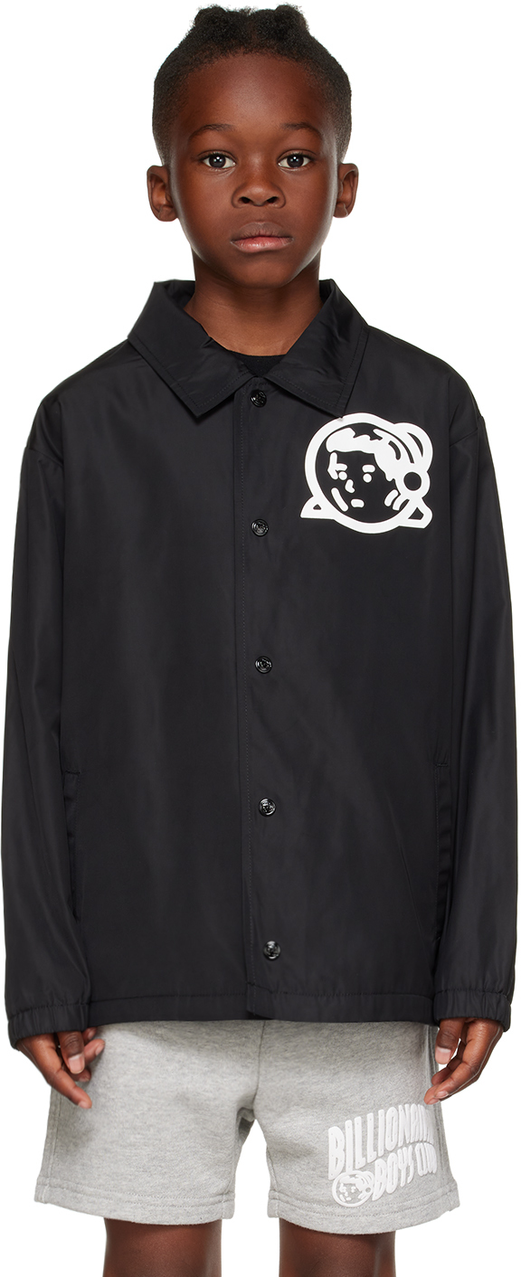 Billionaire Boys Club Kids' Astro Coach Logo-print Woven Jacket 6-12 Years In Black