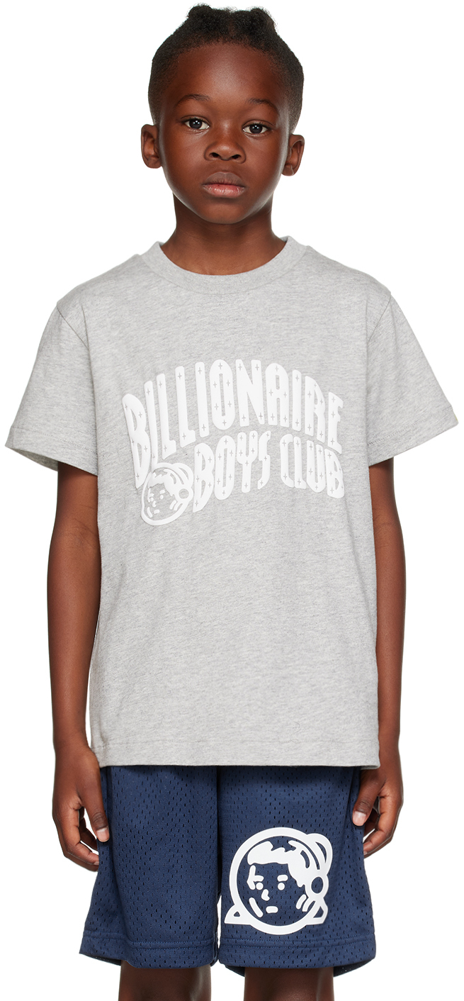 Billionaire Boys Club Kids' Arch Logo-print T-shirt 4-12 Years In Heather Grey
