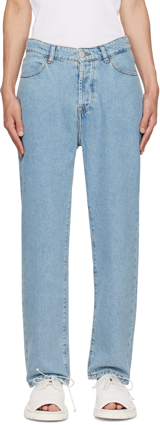 Rohe Straight-leg Cotton-denim Jeans In 474 Light Denim