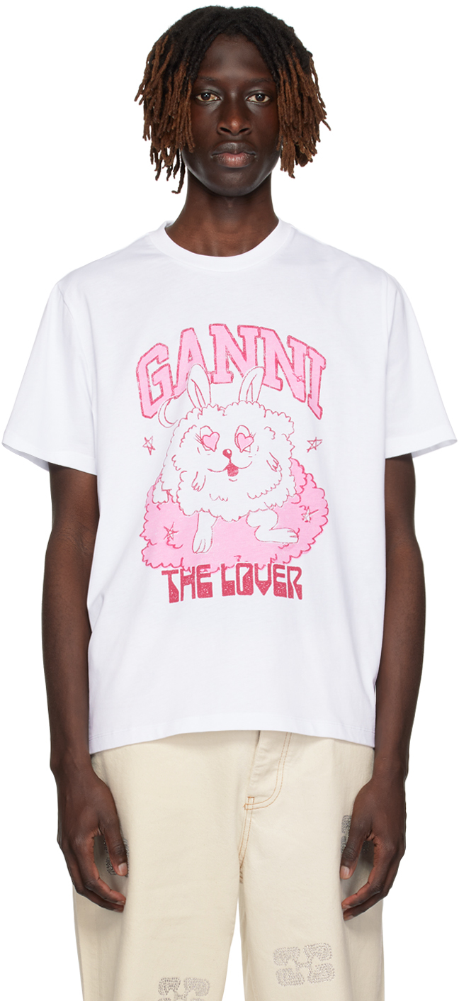 Ganni Bunny T-Shirt - White