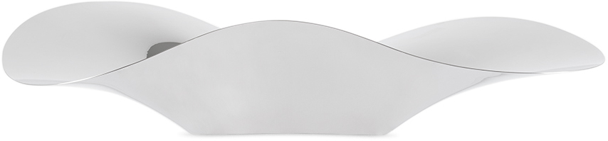Georg Jensen Silver Indulgence Oyster Tray In White
