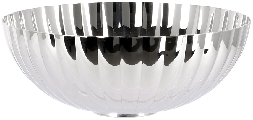 Georg Jensen Silver Large Bernadotte Bowl In Silver