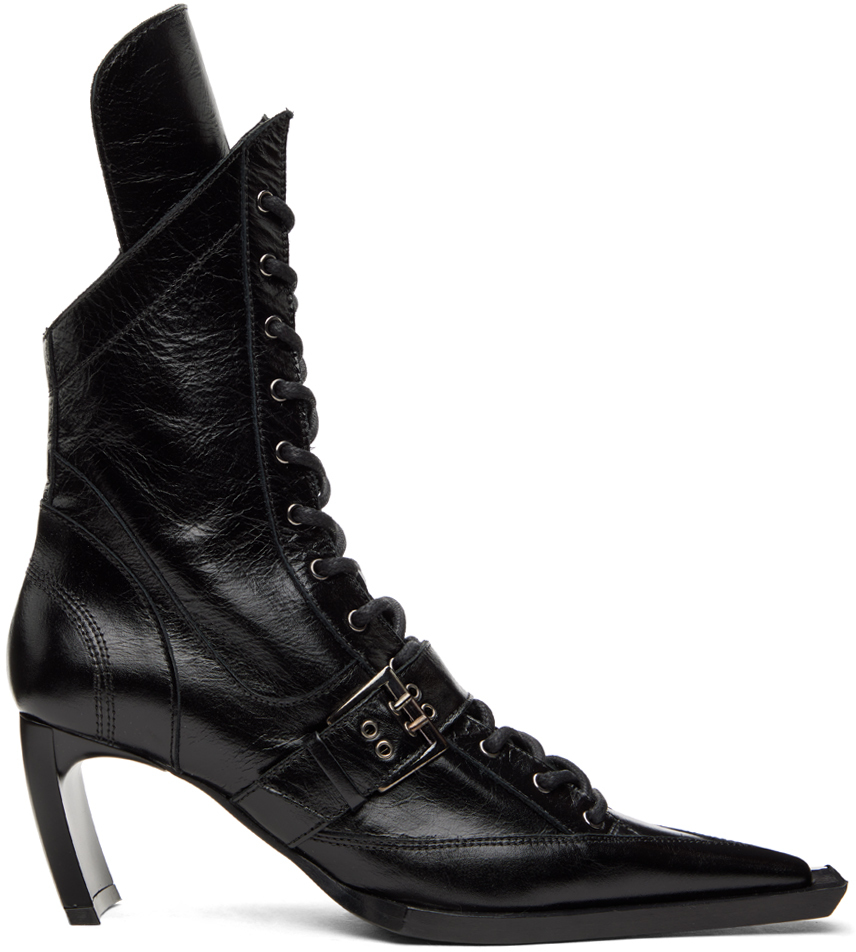 KNWLS: Black XSerpent Boots | SSENSE