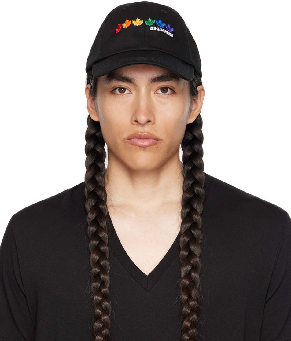 Dsquared2 Black Gaming Cap In 2124 Black