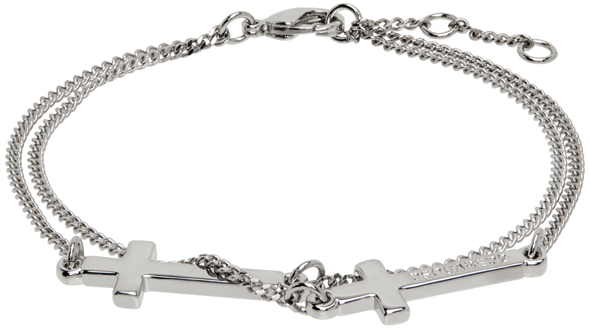 Silver Jesus Bracelet