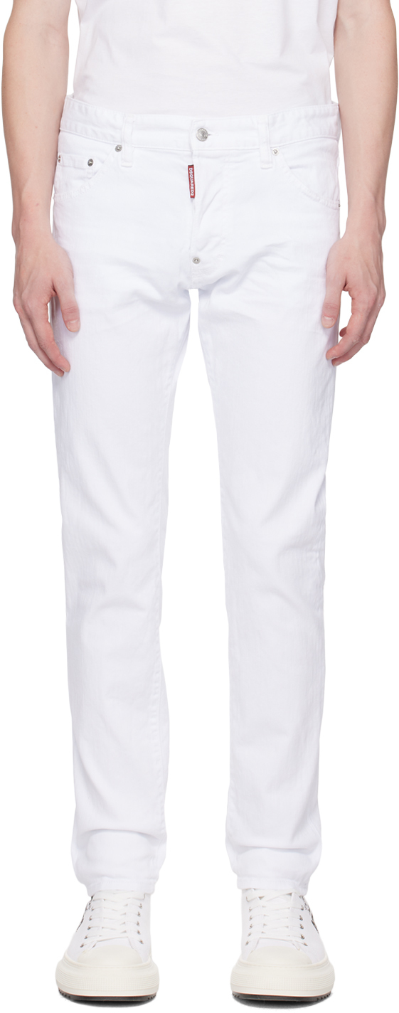 White Cool Guy Jeans