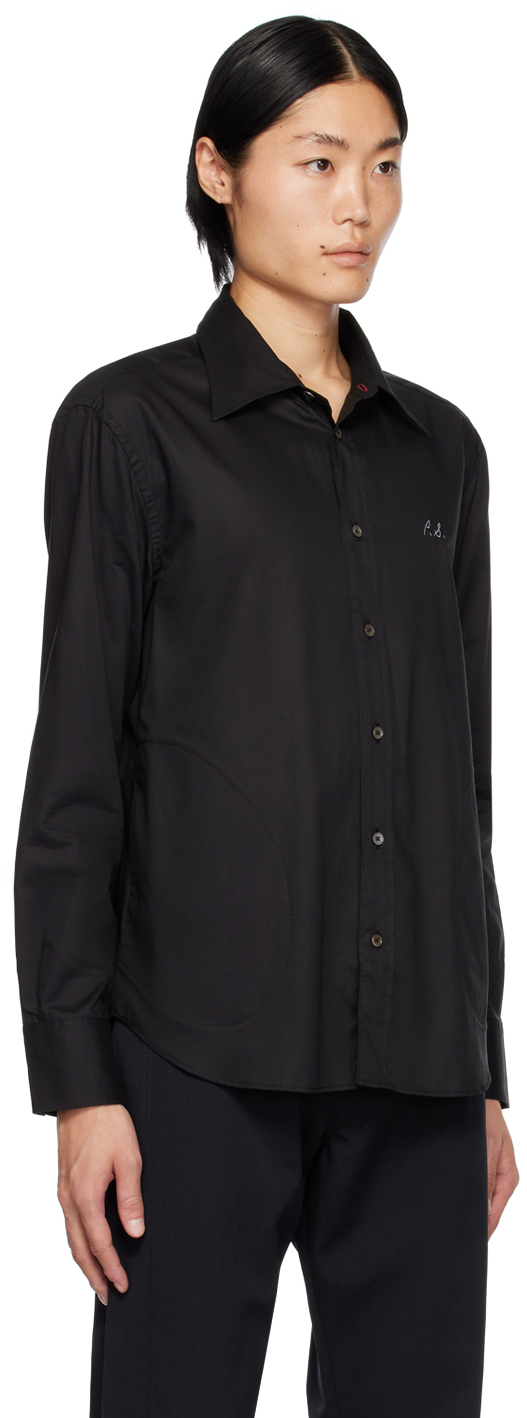 PAUL SMITH BLACK COMMISSION EDITION EMBROIDERED SHIRT