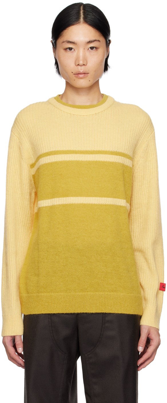 Paul Smith Yellow Commission Edition Sweater In 09 Whites