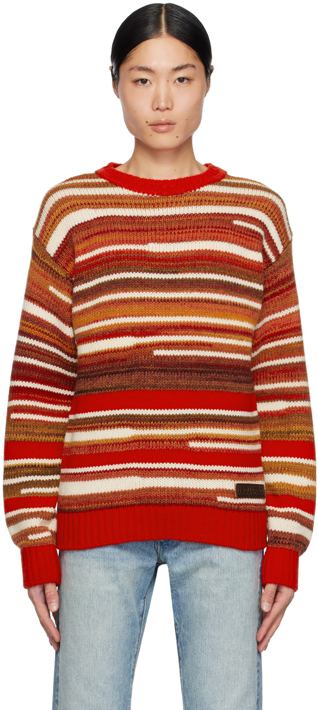 Dsquared2 Multicolor Striped Sweater In 961 Multicolor