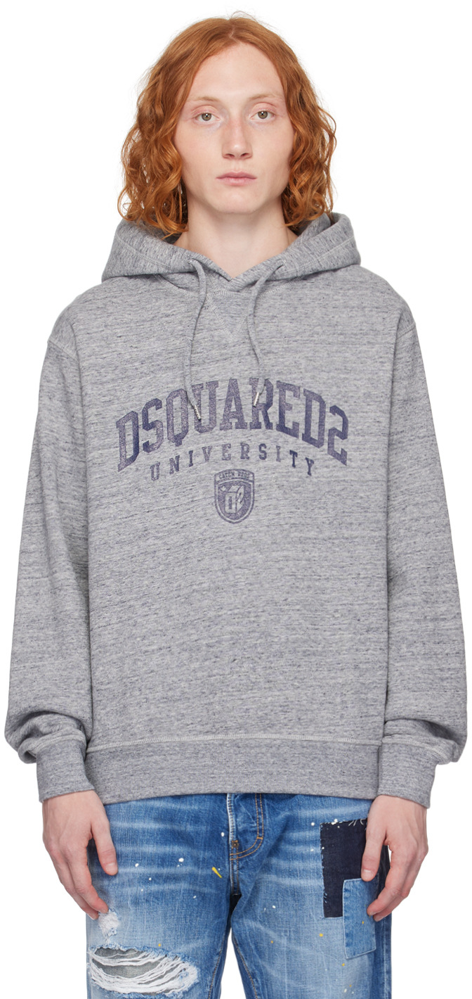 Gray 'University' Hoodie