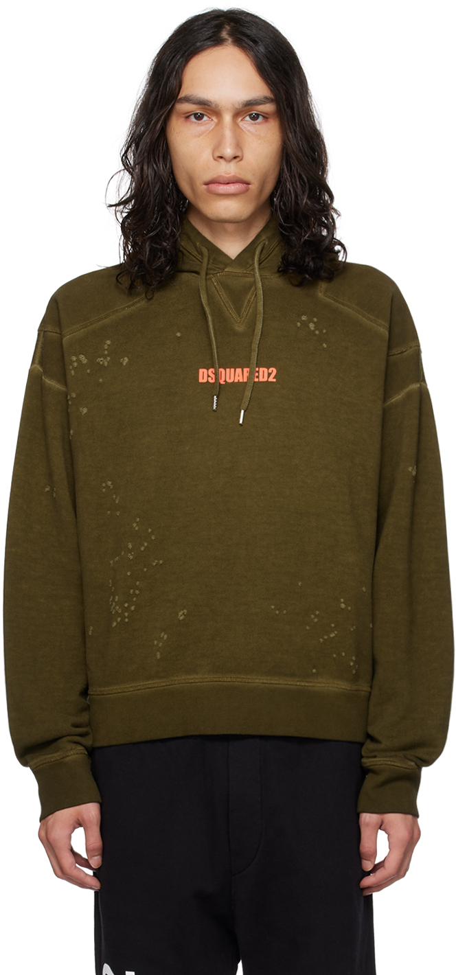 【関税込み】Dsquared2 グリーン Cipro フーディ Dsquared2のグリーン Cipro フーディがセール中