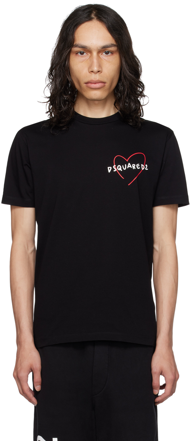 Shop Dsquared2 Black Cool T-shirt In 900 Black