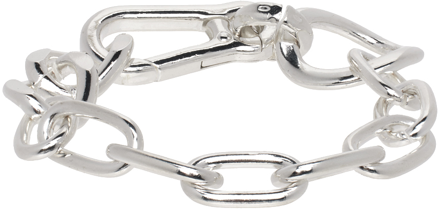 Martine Ali Silver Cuban Link Bracelet | Smart Closet