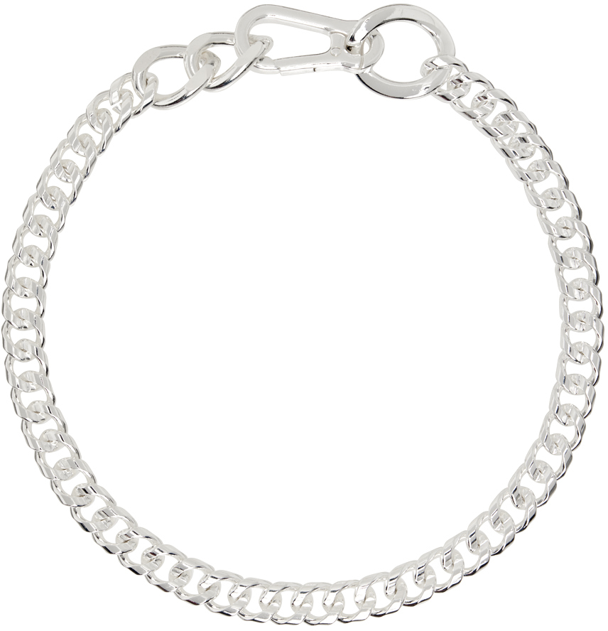 Silver Luc Curb Chain Necklace