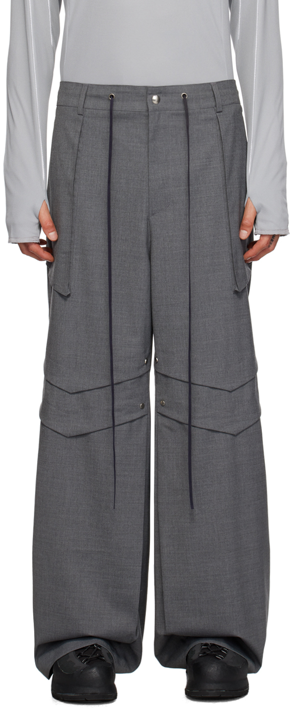 Gray Chevalier Trousers