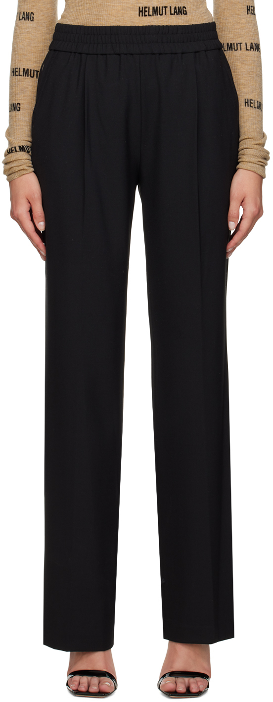 Black Pull-On Trousers