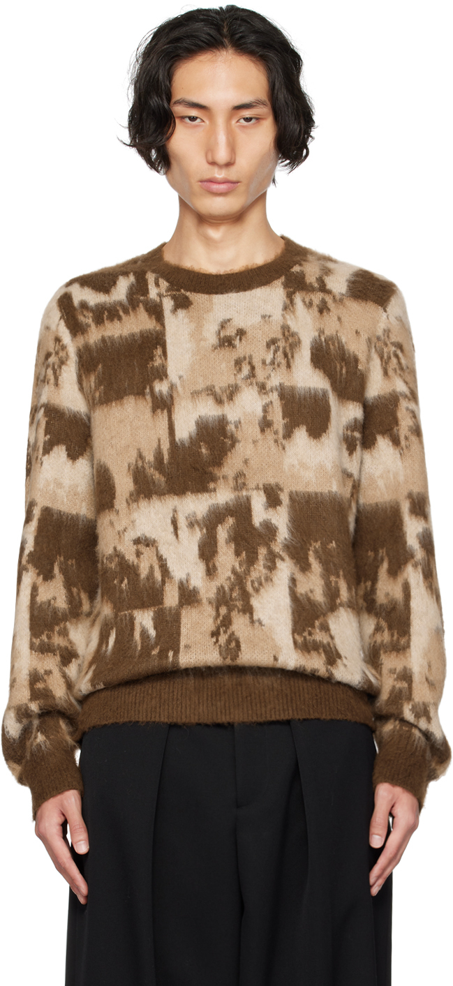 Helmut lang brushed hot sale wool sweater