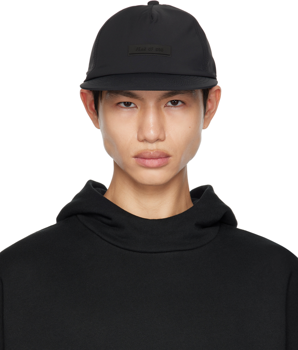 Black Patch Cap by Fear of God ESSENTIALS on Sale