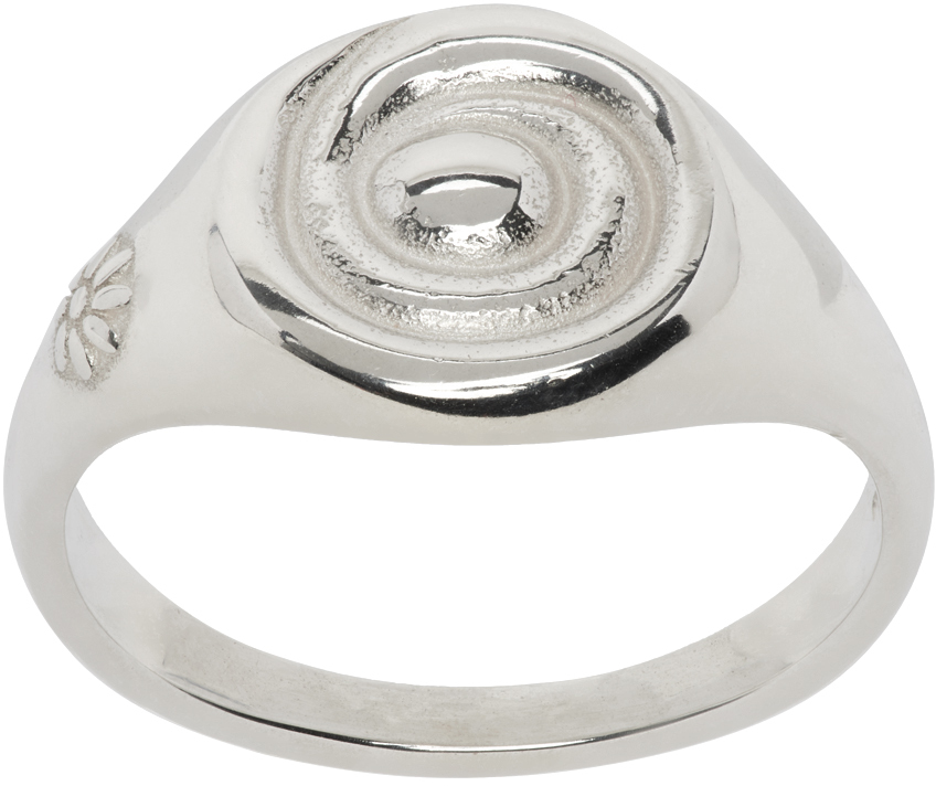 Alec Doherty Silver Snail Ring