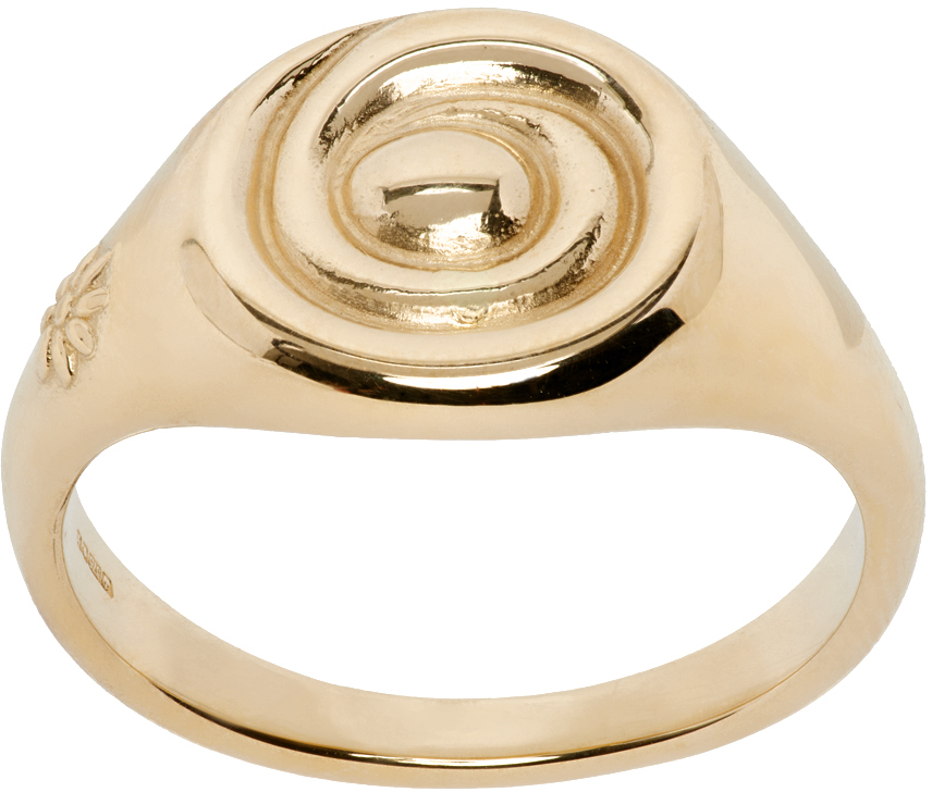 Alec Doherty Gold Snail Ring