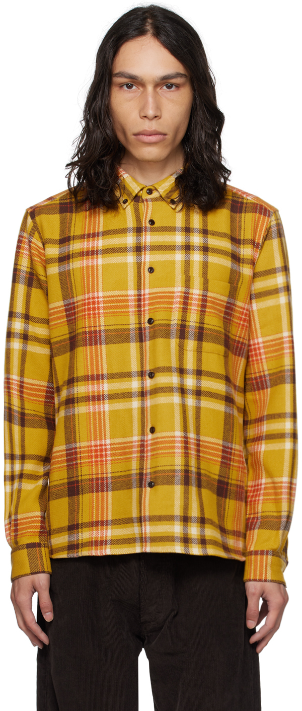 Yellow Dean Shirt by YMC on Sale