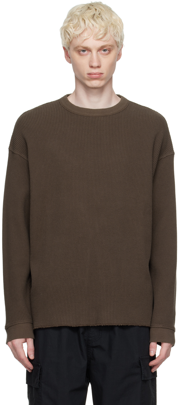 Brown Versatile Sweatshirt