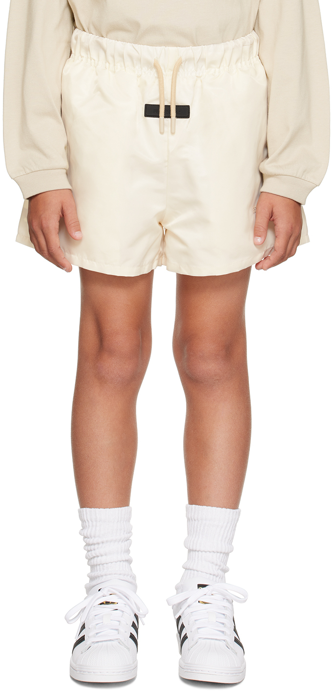 Kids Off-White Patch Shorts by Fear of God ESSENTIALS | SSENSE