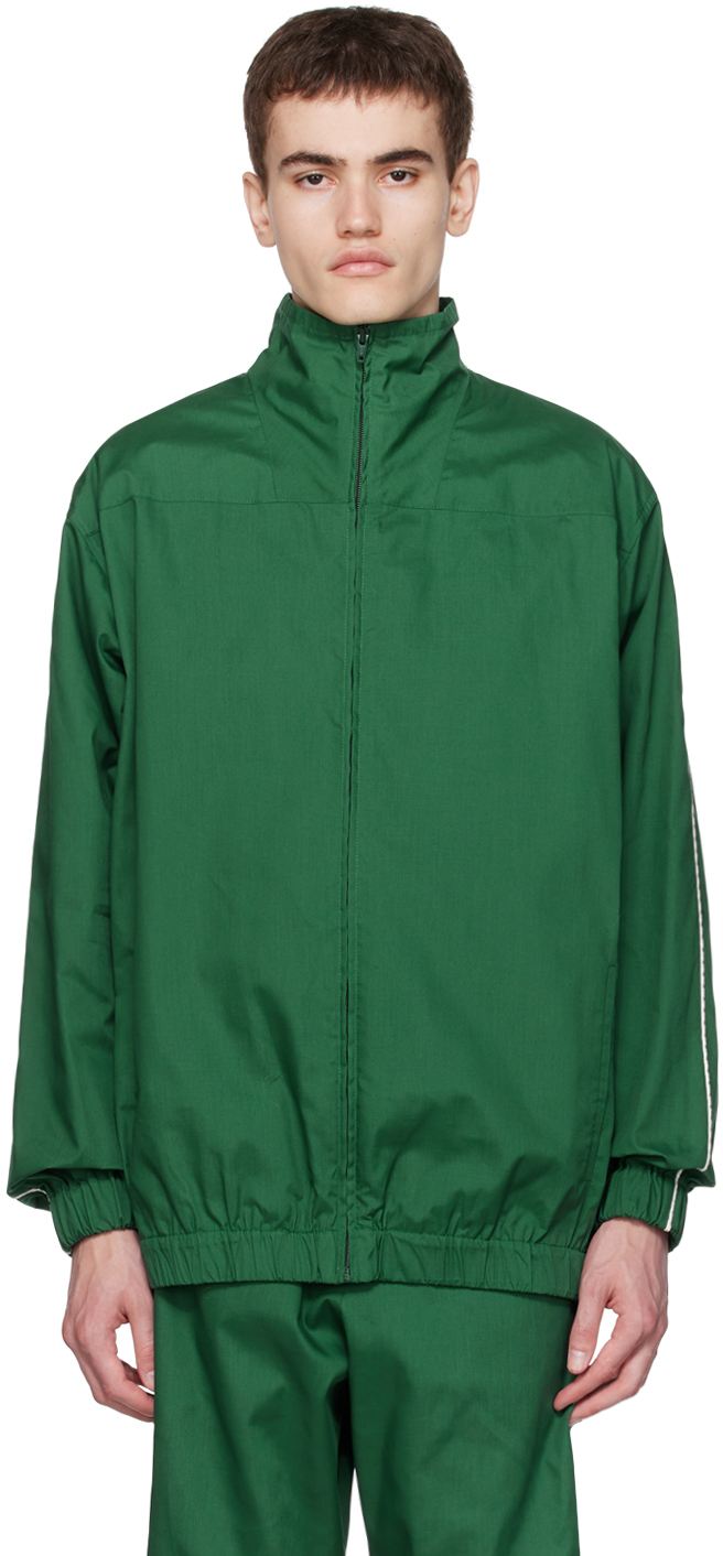 Chloè Nardin Green Piping Jacket In Emerald