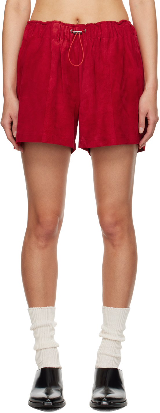 Carter Young Ssense Exclusive Red Shorts