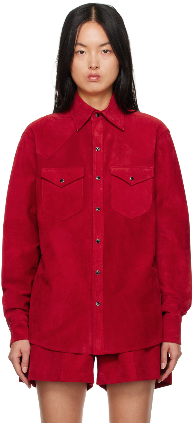 SSENSE Exclusive Red Western Shirt