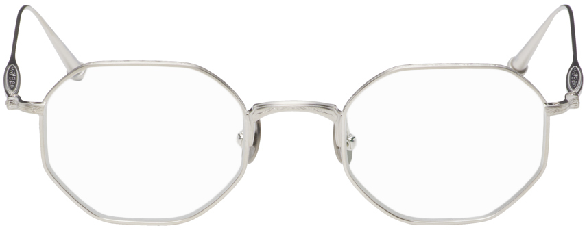 Matsuda Silver M3086 Glasses In Bs Brushed
