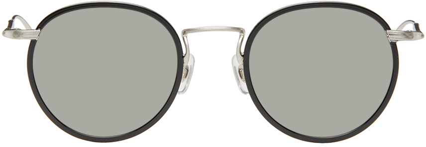 Matsuda Black & Silver M3058 Sunglasses In Silver/silver