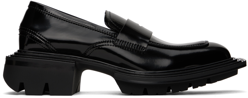Untitlab Black Reel Loafers