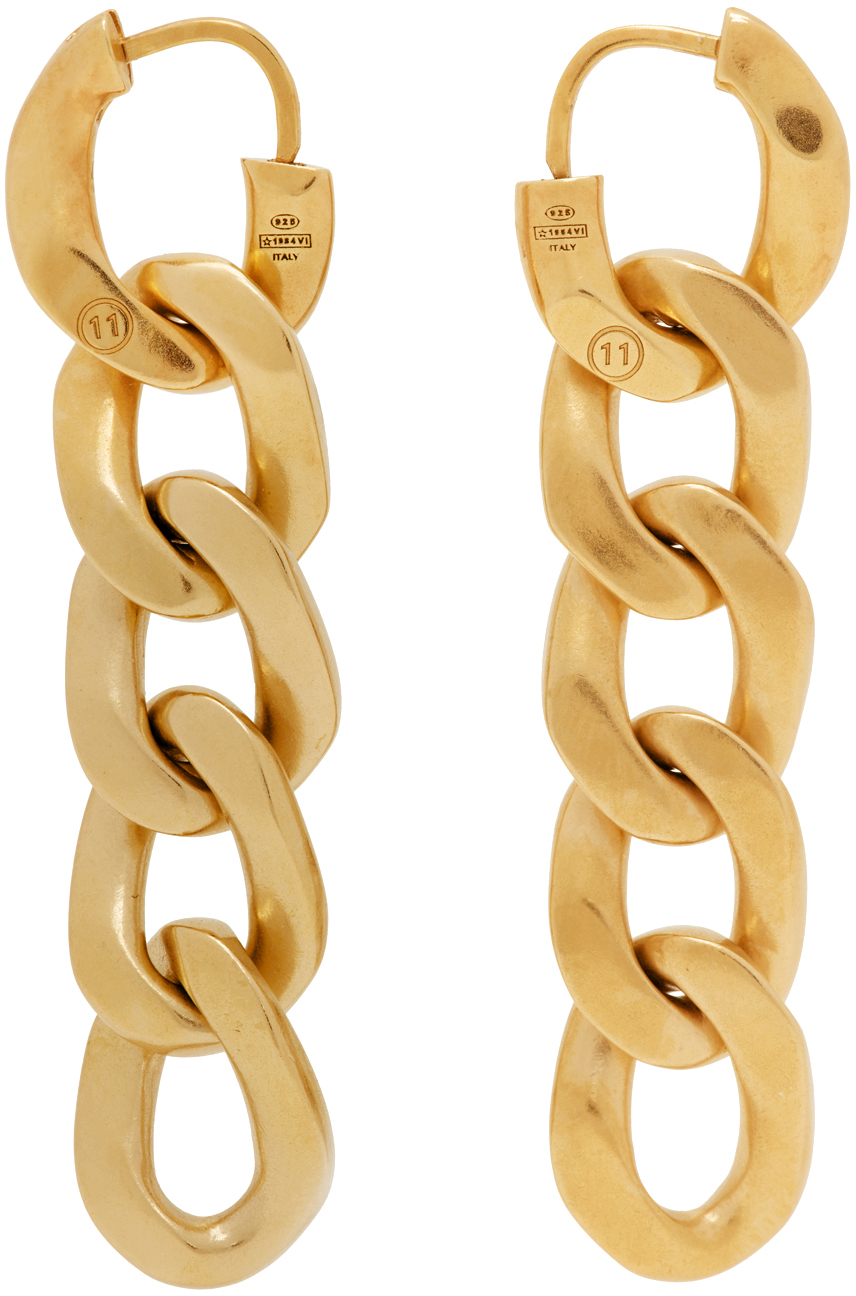 Maison Margiela hook-detail chain-link Earrings - Farfetch