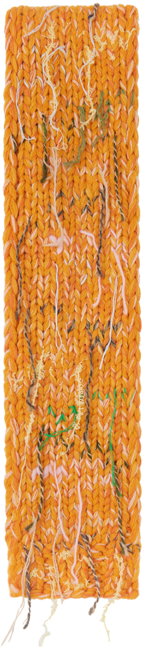 Orange Handmade Scarf