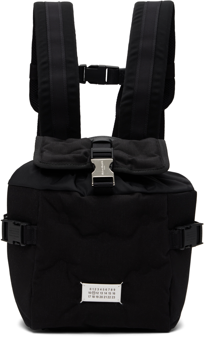 Maison Margiela Black Glam Slam Sport Backpack In T8013 Black