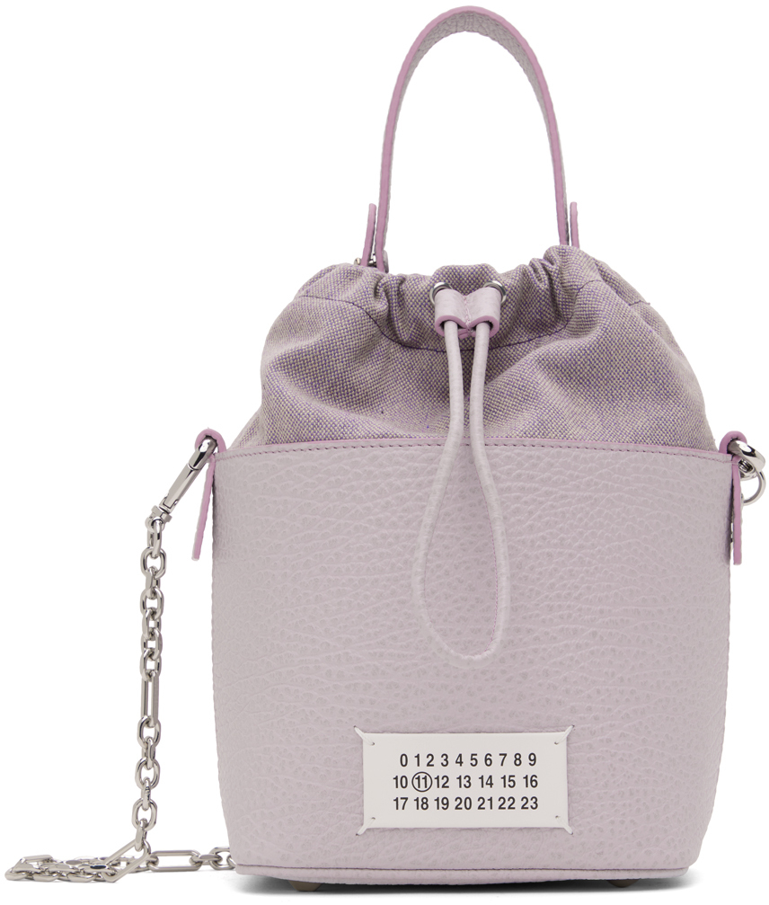 Maison Margiela Purple Small 5AC Bucket Bag