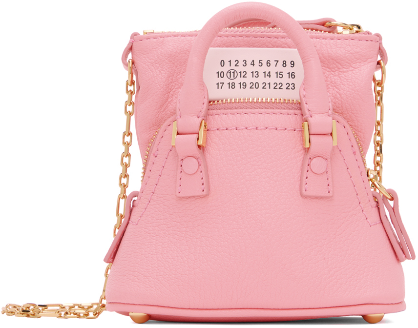 Maison Margiela: Pink Baby 5AC Classique Bag | SSENSE Canada