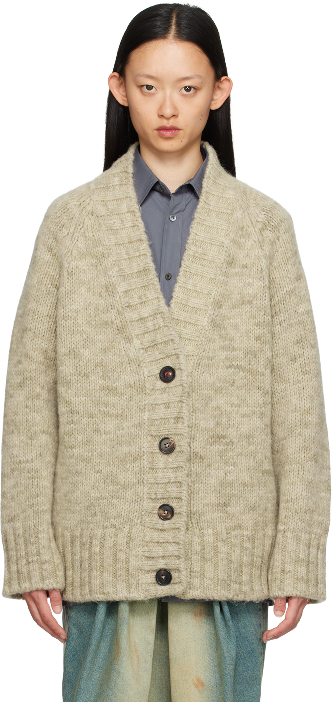 Brown Botanical Dye Cardigan