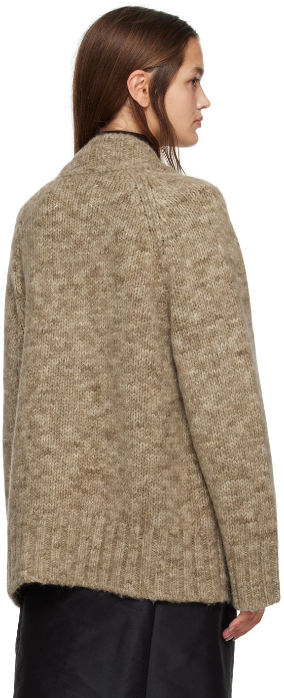 Maison Margiela Beige Buttoned Cardigan In 741m Col. 741m