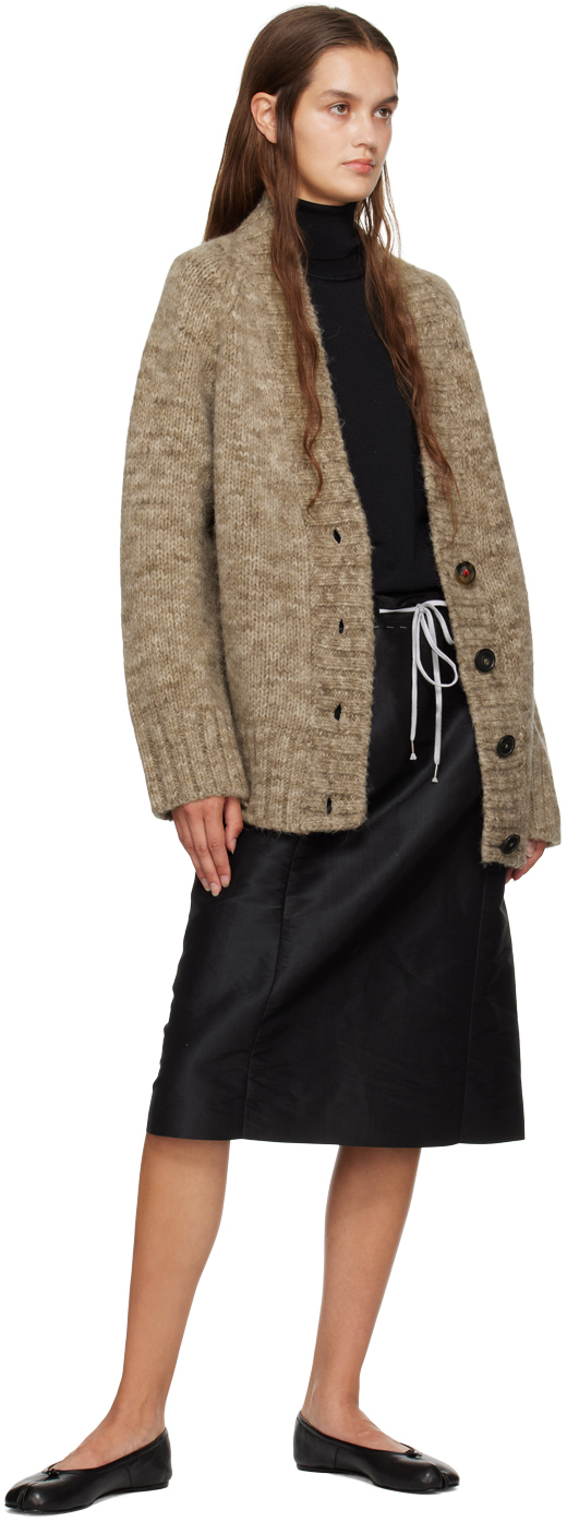 Maison Margiela Beige Buttoned Cardigan In 741m Col. 741m