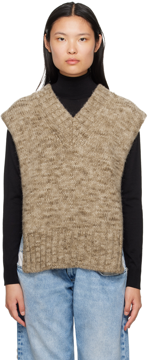 Beige Botanical Dye Vest