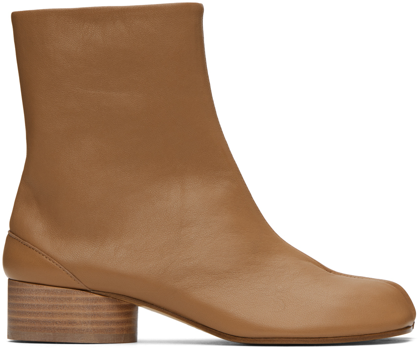 Maison margiera tabi boots size38 beige - 靴/シューズ