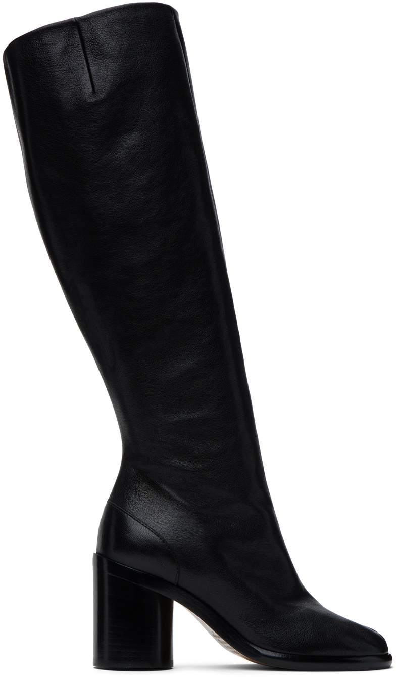 Bottes Maison Margiela Tabi En Cuir Rose - Taille 36 EU, Talons 3 Cm - Occasion TB